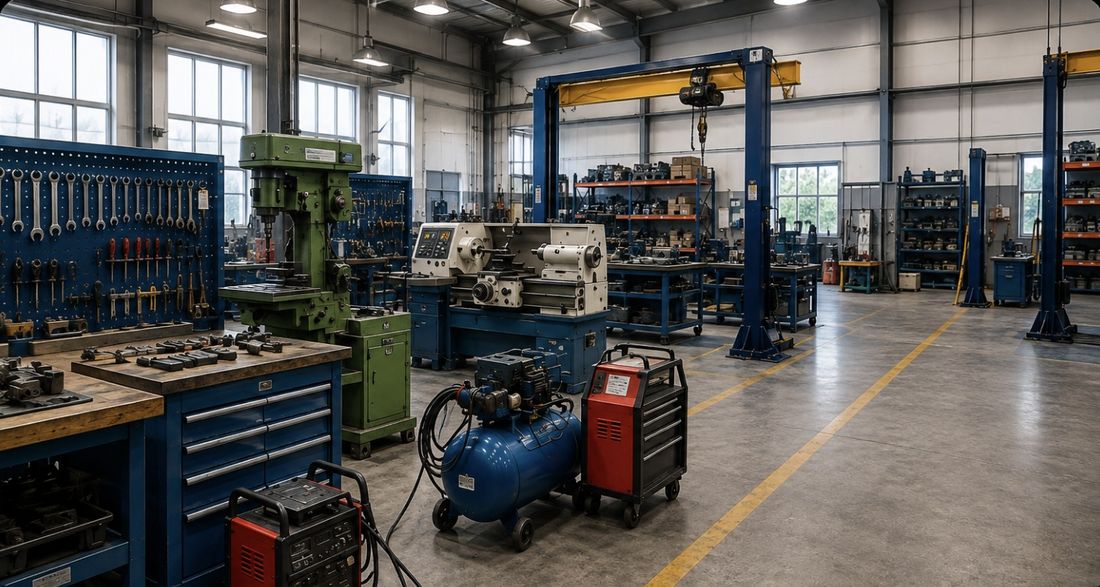 Workshop Equipment, Machinery & Spare Parts Trading